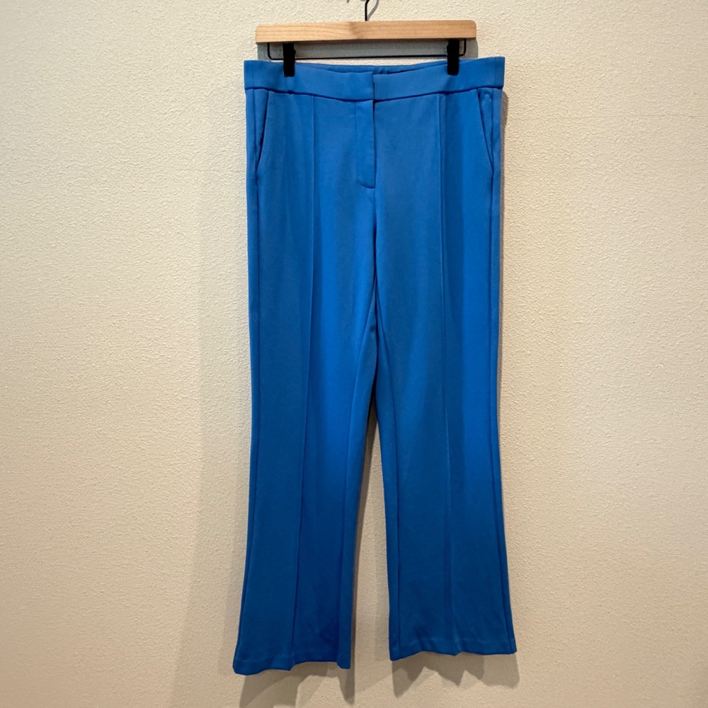J.CREW Women Size 12 Tall Pants Straight Leg Italian Mario Bellucci Office